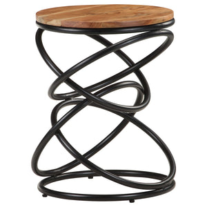 vidaXL Table d'appoint 40x40x52 cm Bois d'acacia massif
