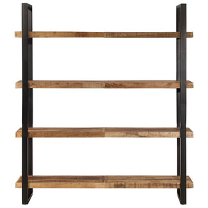 vidaXL Étagère à 4 niveaux 160x40x180 cm Bois de manguier brut