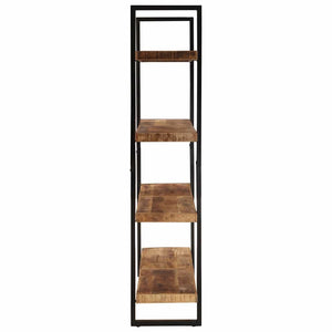vidaXL Étagère à 4 niveaux 160x40x180 cm Bois de manguier brut