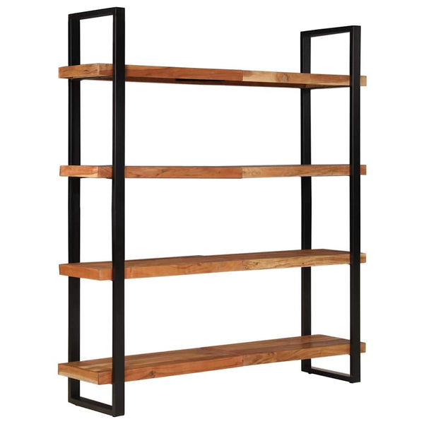 vidaXL Bibliothèque à 4 étagères 160x40x180 cm Bois d'acacia massif