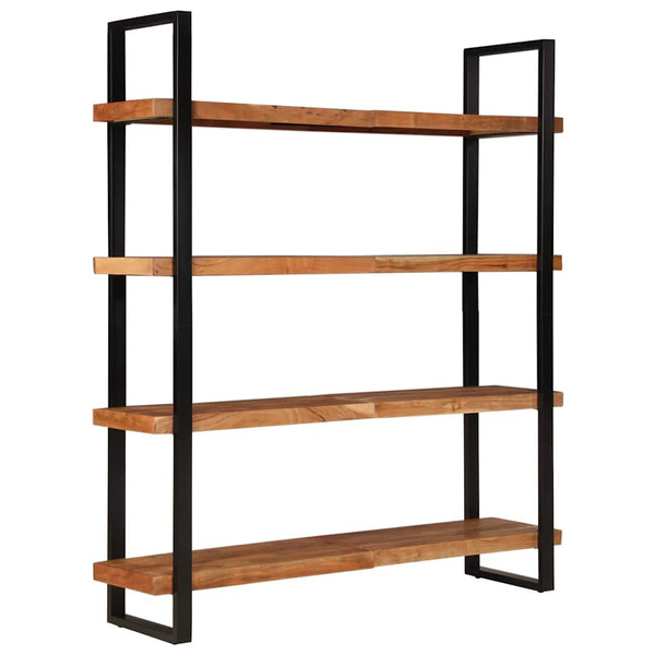 vidaXL Bibliothèque à 4 étagères 160x40x180 cm Bois d'acacia massif