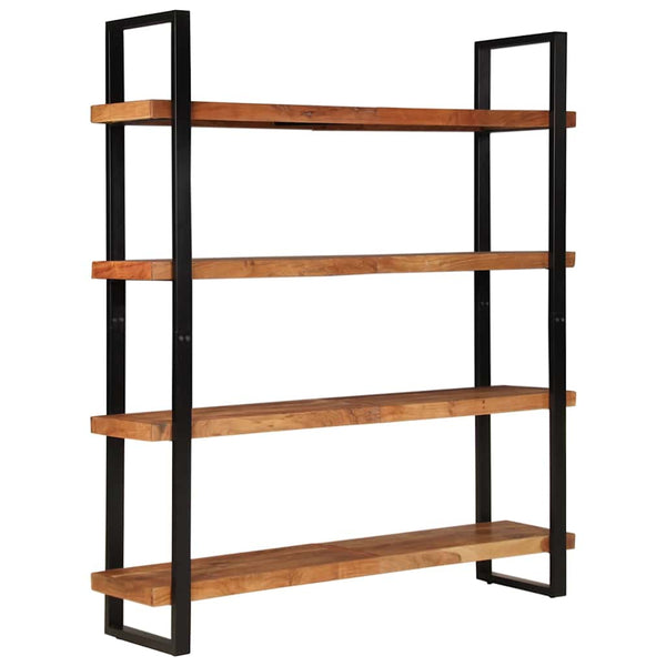 vidaXL Bibliothèque à 4 étagères 160x40x180 cm Bois d'acacia massif