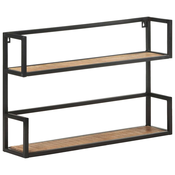 Wandregal Mango Holz 80x20x60 cm