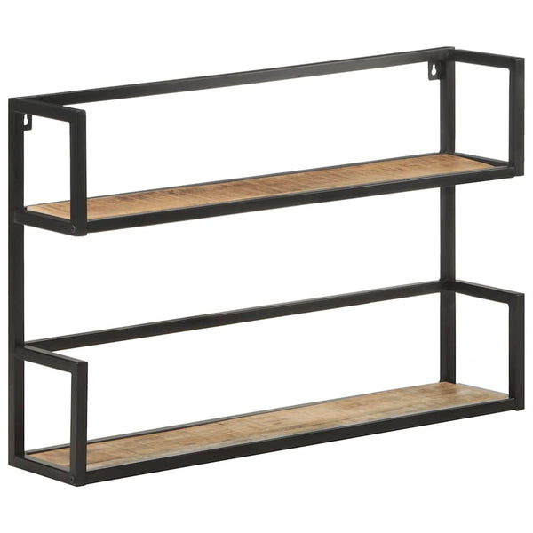 Wandregal Mango Holz 80x20x60 cm