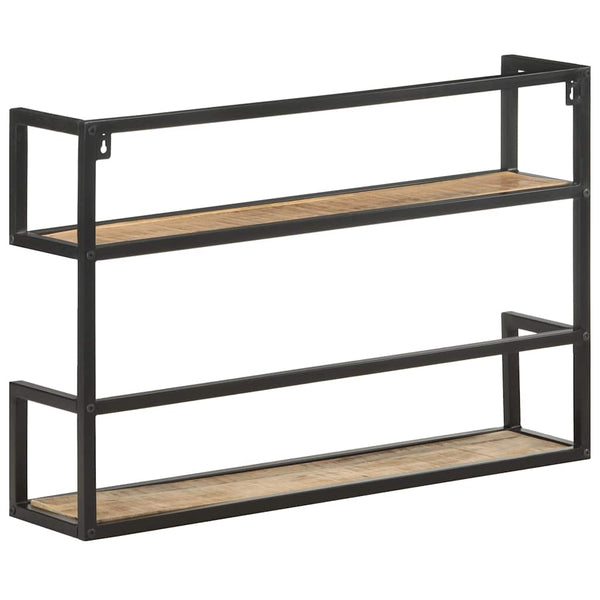 Wandregal Mango Holz 80x20x60 cm