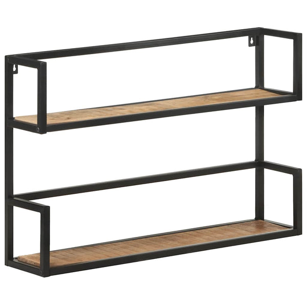 Wandregal Mango Holz 80x20x60 cm