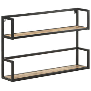 Wandregal Mango Holz 80x20x60 cm