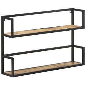 Wandregal Mango Holz 80x20x60 cm