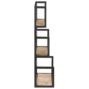 Wandregal Mangoholz 60x20x85 cm