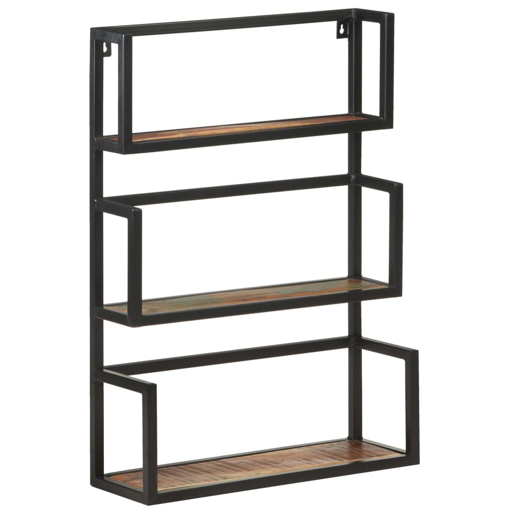 Wandregal Altholz Massiv 60x20x85 cm