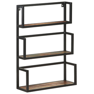 Wandregal Altholz Massiv 60x20x85 cm