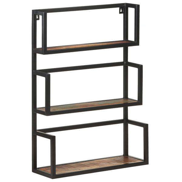 Wandregal Altholz Massiv 60x20x85 cm