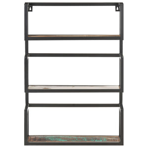 Wandregal Altholz Massiv 60x20x85 cm