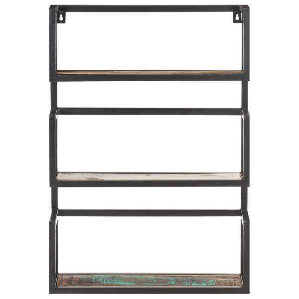 Wandregal Altholz Massiv 60x20x85 cm