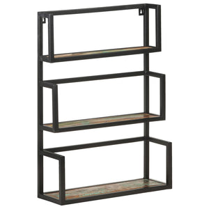 Wandregal Altholz Massiv 60x20x85 cm