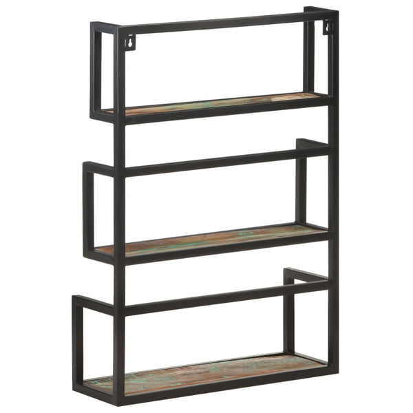 Wandregal Altholz Massiv 60x20x85 cm