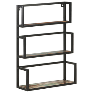Wandregal Altholz Massiv 60x20x85 cm