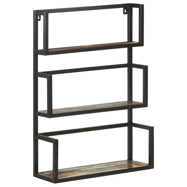 Wandregal Altholz Massiv 60x20x85 cm