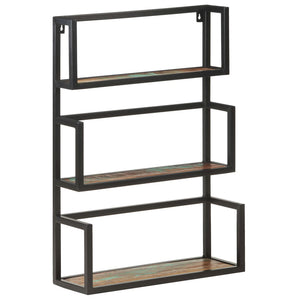 Wandregal Altholz Massiv 60x20x85 cm
