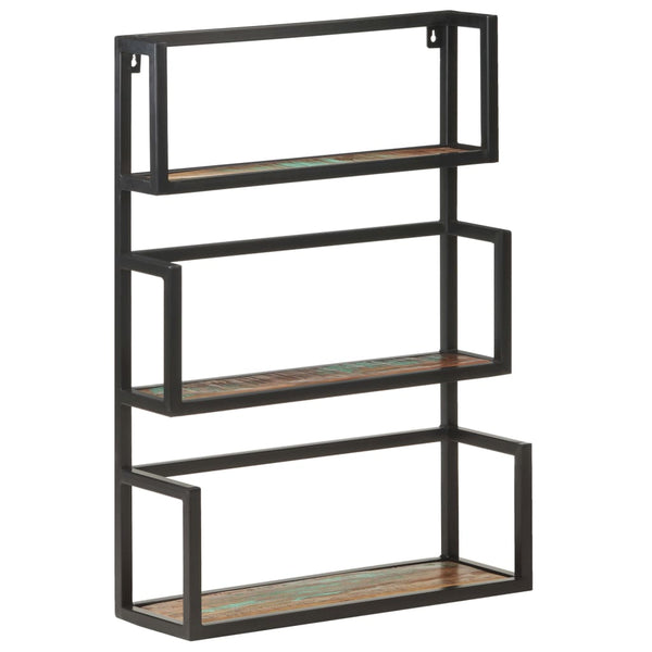 Wandregal Altholz Massiv 60x20x85 cm