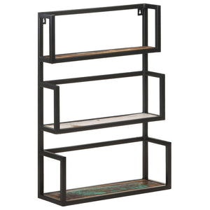 Wandregal Altholz Massiv 60x20x85 cm