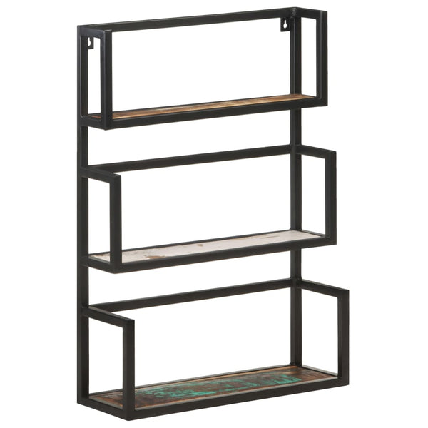 Wandregal Altholz Massiv 60x20x85 cm