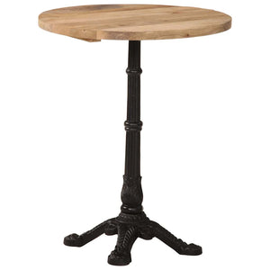 Bistrotisch Ø60cm Raues Mangoholz