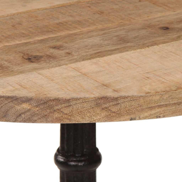 Bistrotisch Ø60cm Raues Mangoholz