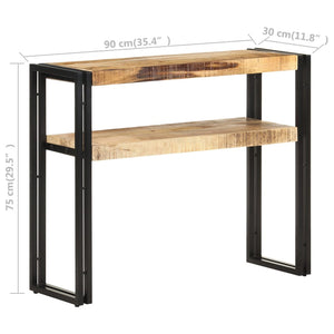 Konsolentisch aus Mangoholz, 90 cm