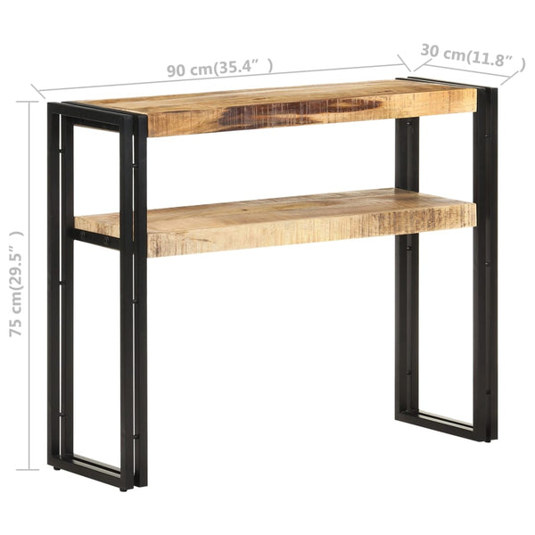 Konsolentisch aus Mangoholz, 90 cm