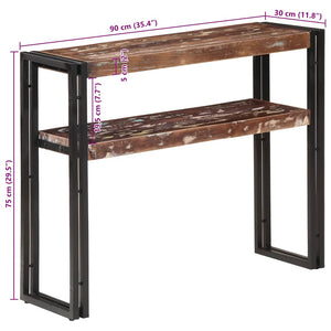 Konsolentisch Altholz 90x30x75 cm