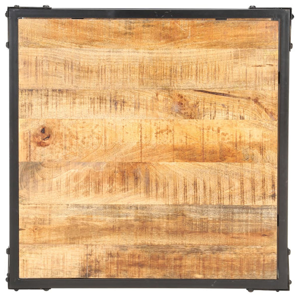vidaXL Table basse 60x60x35 cm Bois de manguier massif