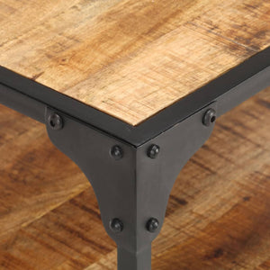 vidaXL Table basse 60x60x35 cm Bois de manguier massif