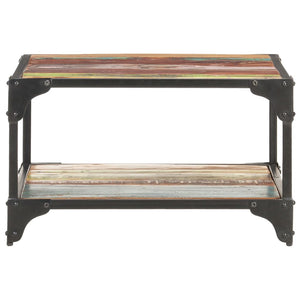 vidaXL Table basse 60x60x35 cm en bois de récupération massif