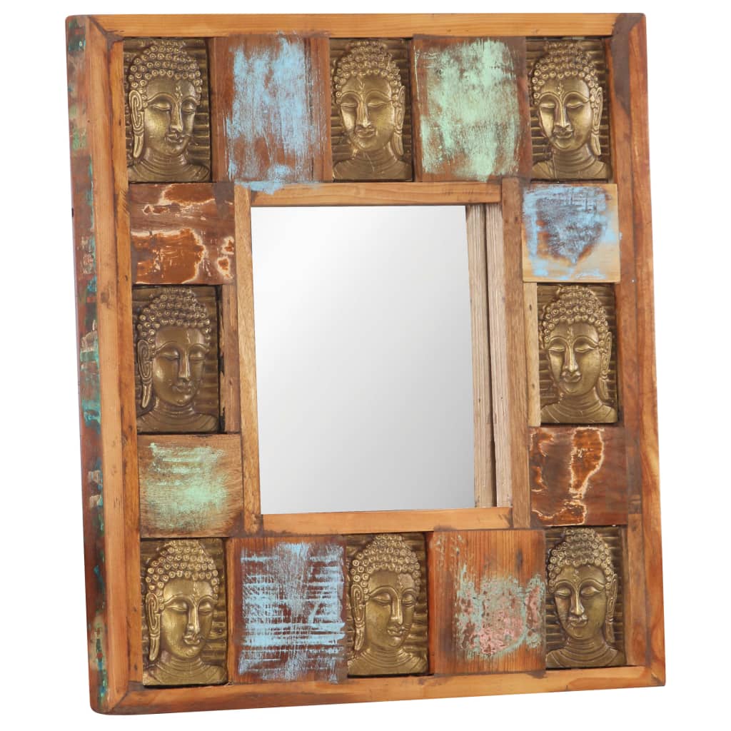 Spiegel mit Buddha-Verzierung 50x50 cm