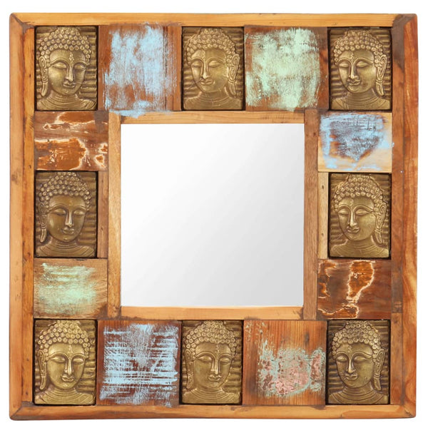 Spiegel mit Buddha-Verzierung 50x50 cm