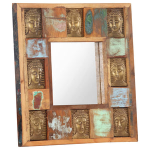Spiegel mit Buddha-Verzierung 50x50 cm