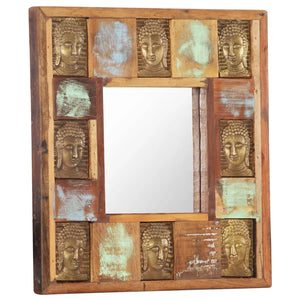 Spiegel mit Buddha-Verzierung 50x50 cm