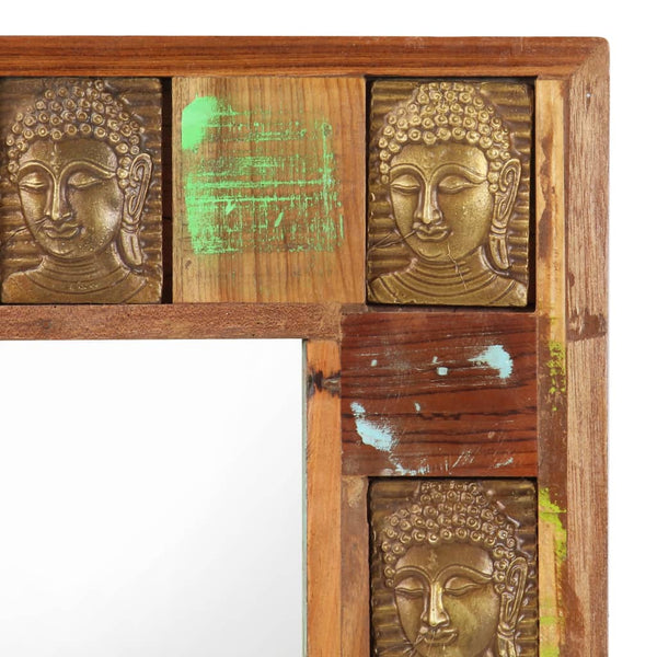 Spiegel mit Buddha-Verzierung 80x50 cm