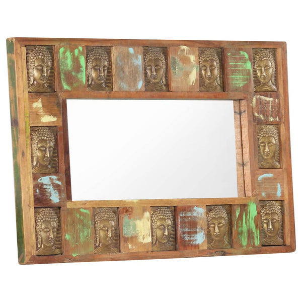 Spiegel mit Buddha-Verzierung 80x50 cm