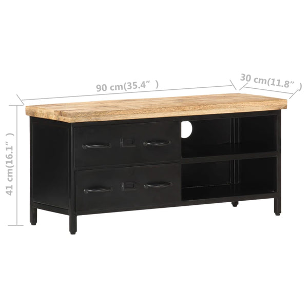 TV-Schrank aus Mangoholz, 90 cm