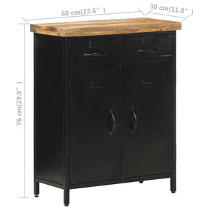 Sideboard aus Mangoholz, 60 cm