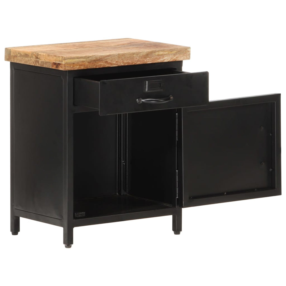 Massivholz Nachttisch Mango 40x30x52 cm