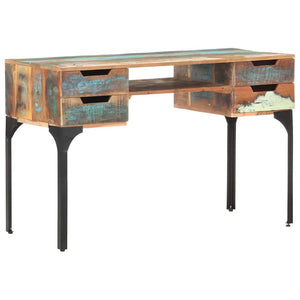 Schreibtisch aus massivem Altholz, 118 cm