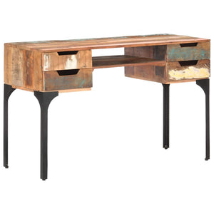 Schreibtisch aus massivem Altholz, 118 cm