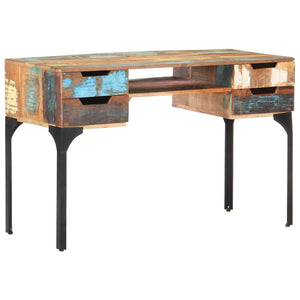 Schreibtisch aus massivem Altholz, 118 cm