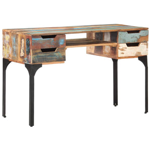 Schreibtisch aus massivem Altholz, 118 cm