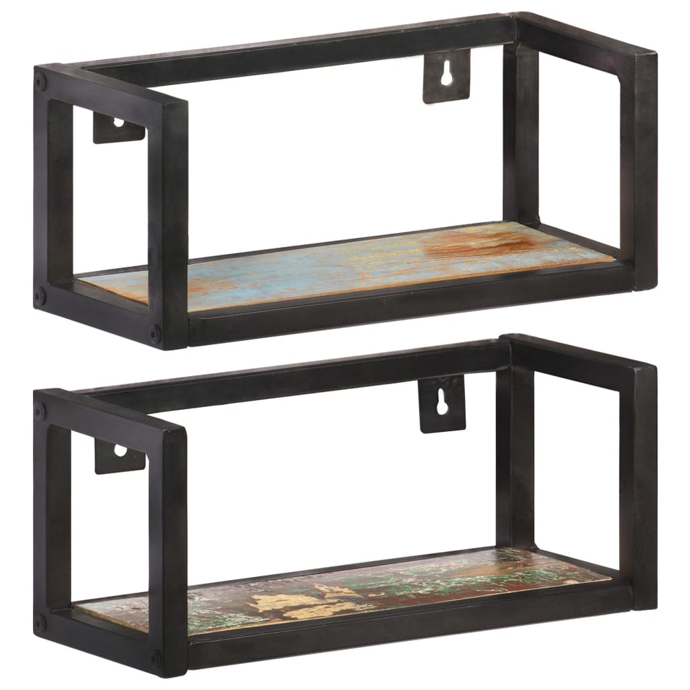 vidaXL Wall Shelves 2 pcs. 40 cm Solid Reclaimed Wood