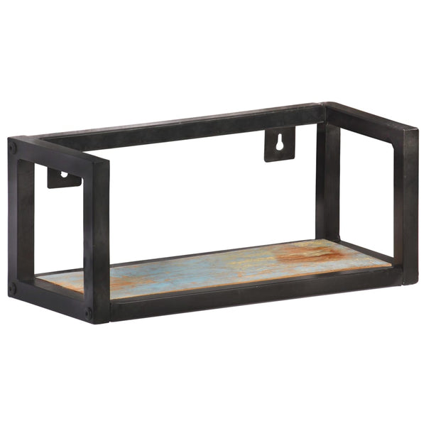 Wandregale 40 cm Altholz Massiv, 2er Set