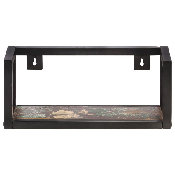 Wandregale 40 cm Altholz Massiv, 2er Set